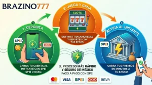 Brazino777 mediante SPEI en México